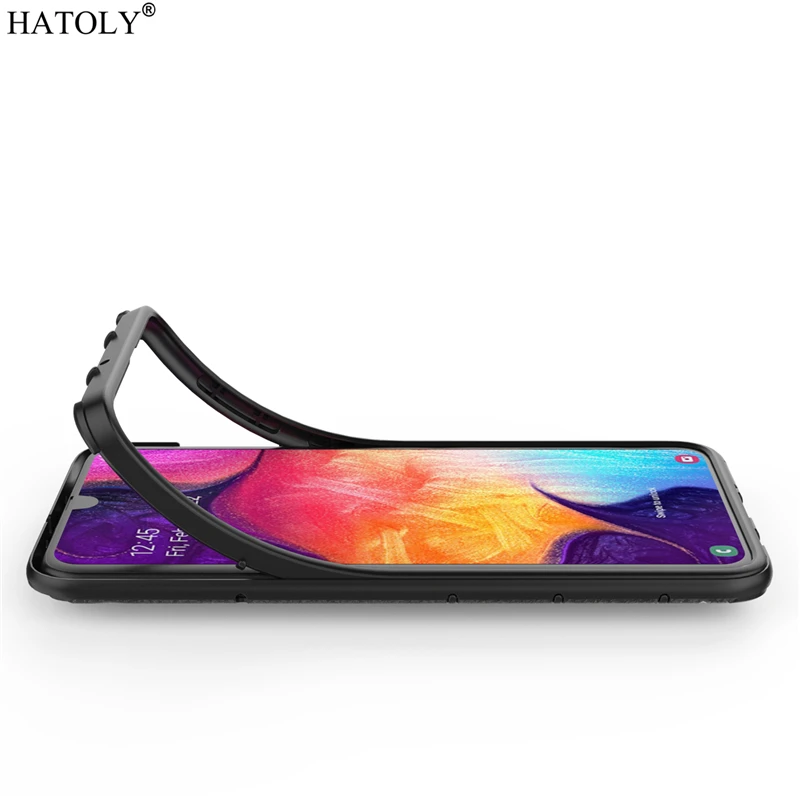 For Cover Samsung Galaxy A20 Case PC &amp Silicone Back Ring Holder Phone Bumper Fundas | Мобильные телефоны и аксессуары