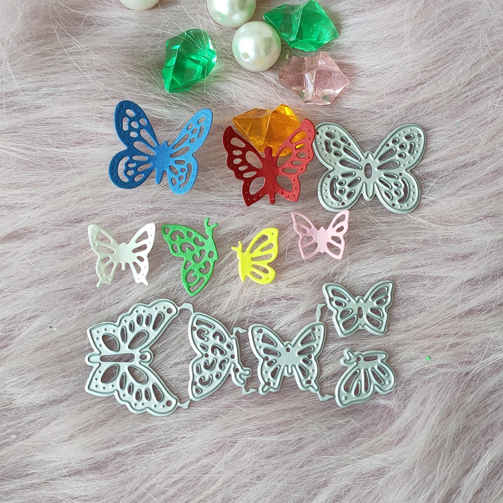 

New Six little butterflies metal cutting die mould scrapbook decoration embossed photo album decoration card making DIY