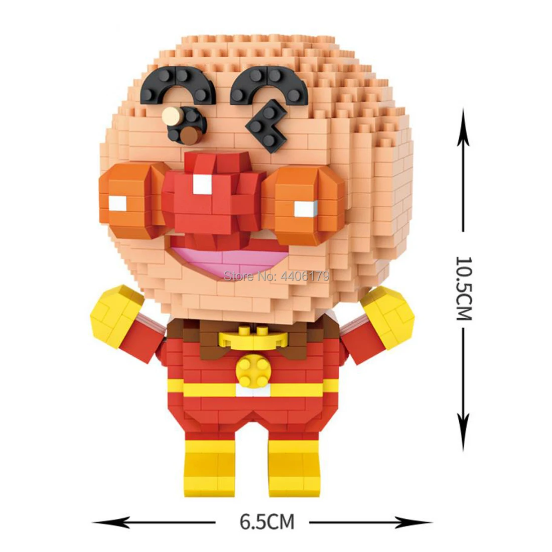 

hot lepining creators Classic Japan cartoon Anime Anpanman figures mini micro diamond building blocks model bricks toys for gift