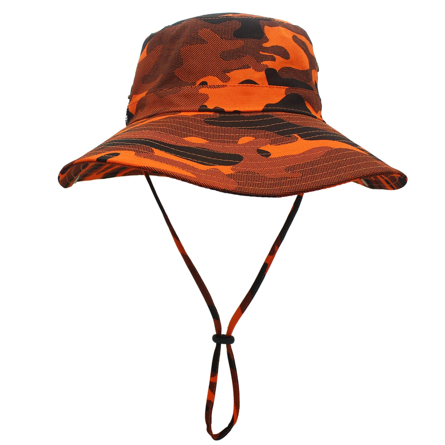 Outfly Camouflage Cowboy Hat Outdoor Boonie Hat UV Protection Men's Tactical Panama Wide Brim Hunting Hiking Bucket Hat