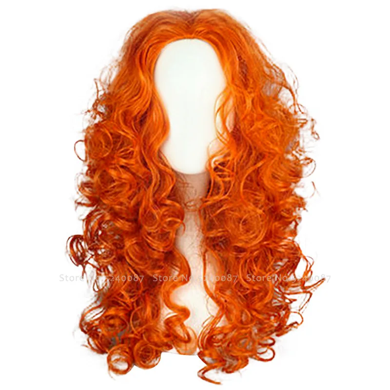 Halloween Medieval Retro Girl Brave Merida Princess Wig Cosplay Costume Carnival Party Stage Women Evening Dress Cape Robe |