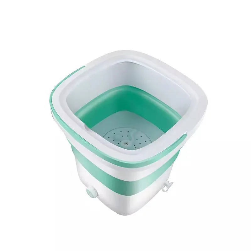 

220V Mini Foldable Washing Machine Portable Ozone Sterilization Ultrasonic Household Dehydration Underwears Socks Wash Machine