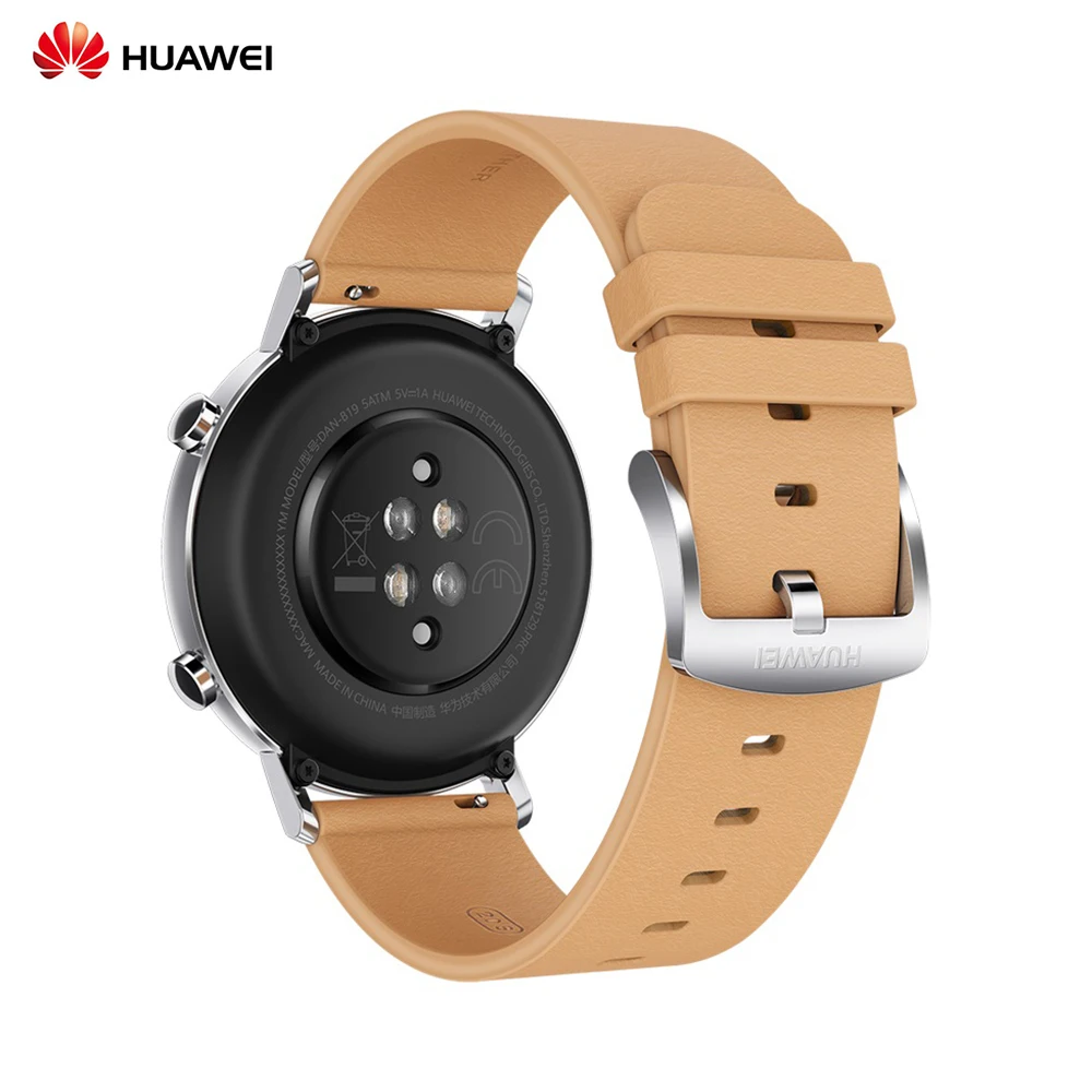 HUAWEI WATCH GT 2 Smartwatch 42 мм 46 мм 5ATM GT2 BT умные часы водонепроницаемые спортивные BT 5,1 gps сердечного ритма кровяное давление для мужчин и женщин
