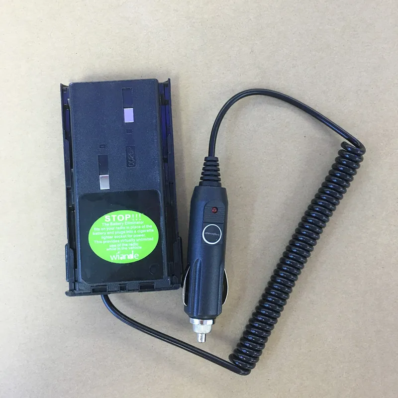 

Car Charger input DC 12V for Kenwood TK3107 TK2107 TK378 TK378G TK278G etc walkie talkie replace of KNB-14 KNB-15