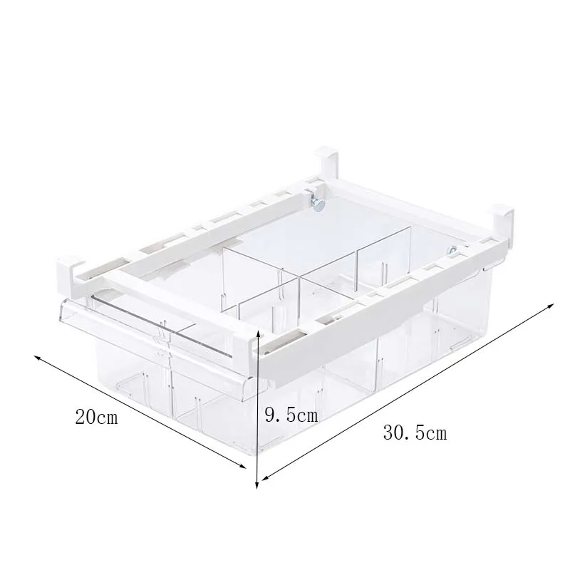 

Food Organizer Refrigerator Fresh-keeping Box Kitchen Accessories Fruit and Vegetable Storage Box Pull-out Transparent Plastic