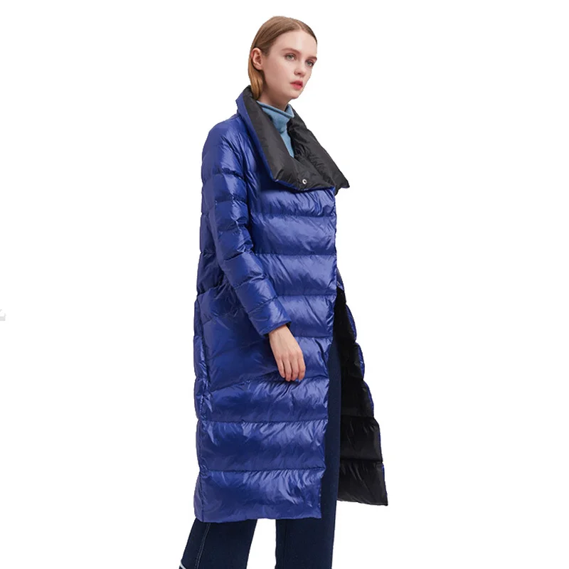 

Down Duck Long Women Autumn Winter Coat Female Puffer Jacket Slim Korean 2020 Coats Casacas Para Mujer Wt005 2700