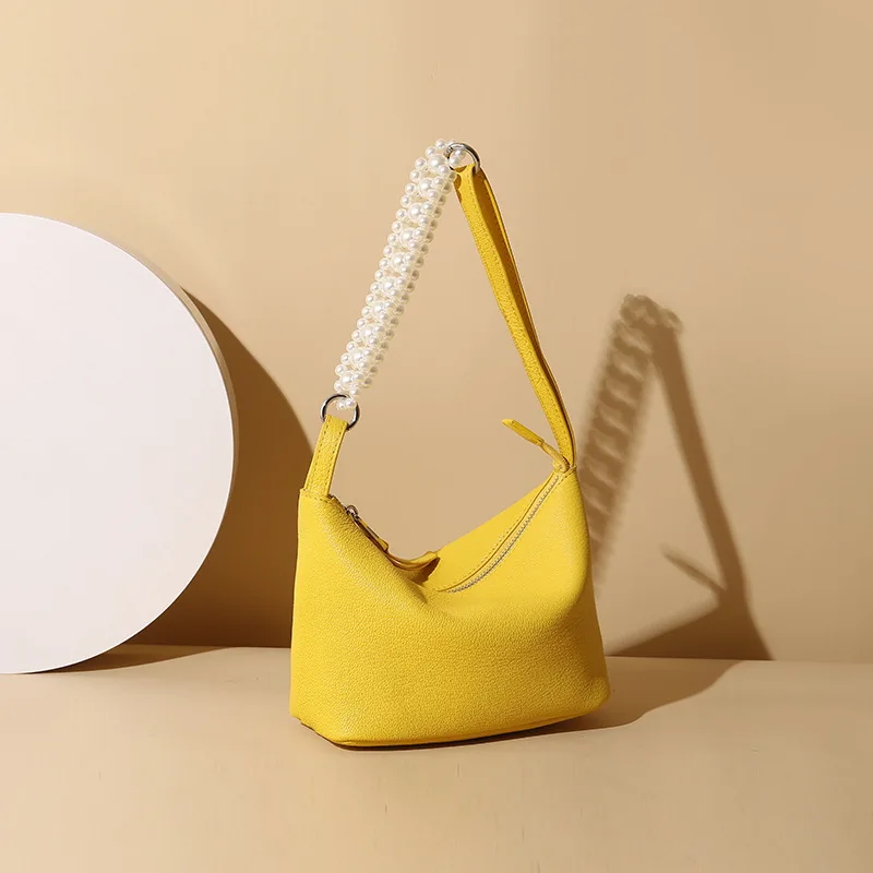 

New Genuine Leather Flap Bag Sheepskin Leather Shoulder Bags For Women Brand Designer Women Handbags Ladies Totes Underarm Bolsa