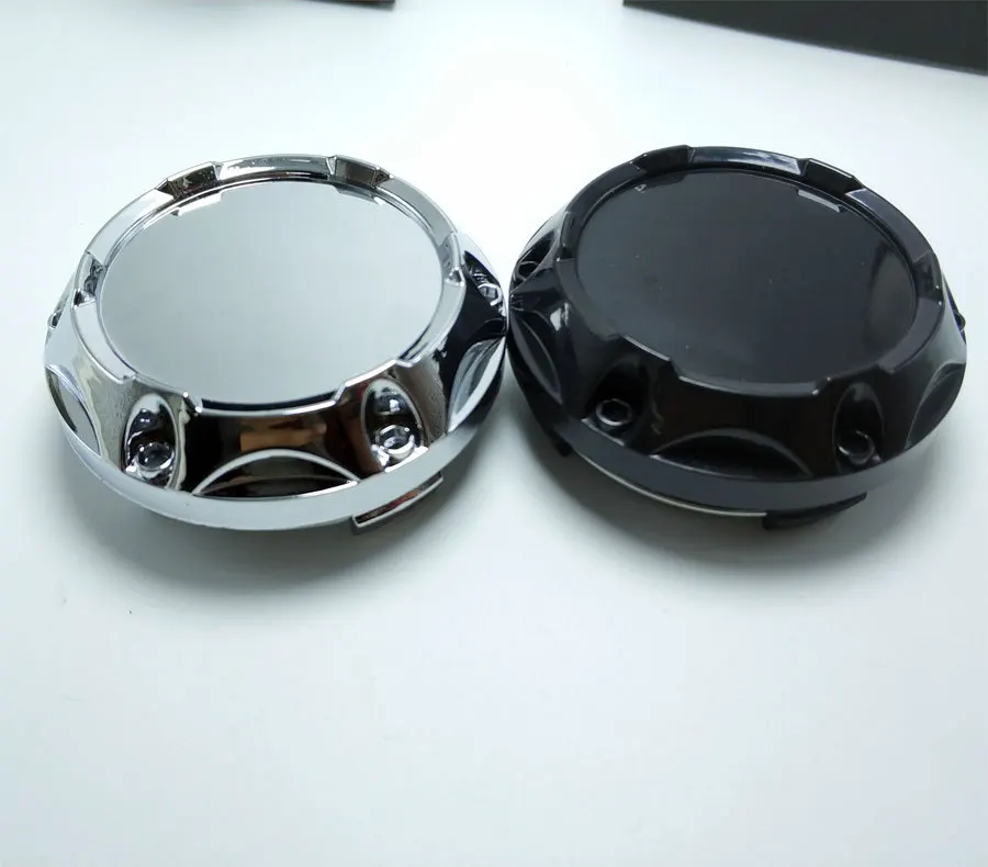 

20sets 4pcs/set blank caps no logo wheel center caps car badge emblem ABS black / silver 64MM 58.5MM wheel hub center cover