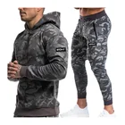 Костюм спортивный мужской Камуфляжный из толстовки с капюшоном и брюк