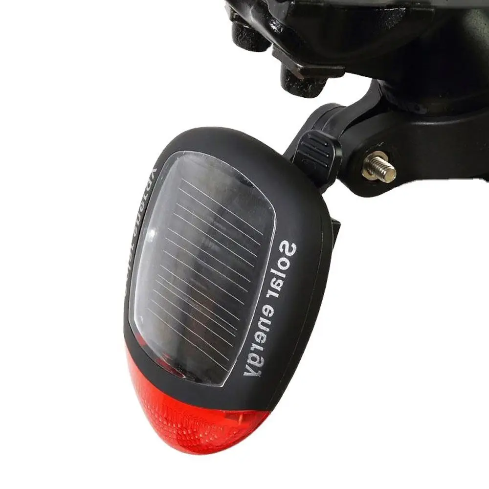 

2 LED Red Bike Solar Energy Light Seatpost Lamp Rechargeable Bicycle Tail Rear Light Flash Light Bicycle Accessories