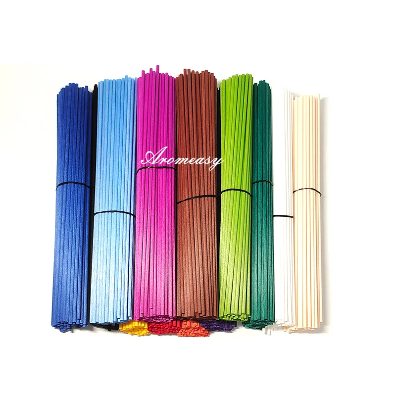 50pcs Colored Fiber Rattan Stick for Reed Diffuser Aroma Essential Oil Air Freshener Decorative For Home Fragrance images - 6