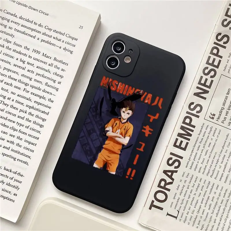 

Haikyuu volleyball boy Hinata attacks Anime Phone Case for iPhone 12 11 mini pro XS MAX 8 7 6 6S Plus X 5S SE 2020 XR