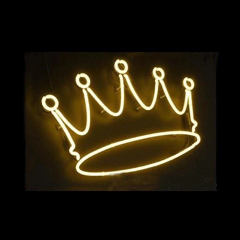 Imperial Crown Neon Sign Custom Handmade Real Glass Tube Home Store Decoration Aesthetic Room Decor Display Gift 14