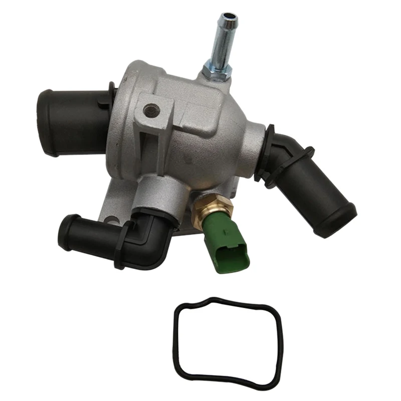 Двигатель охлаждающей жидкости на выходе термостат с корпусом в сборе для Opel