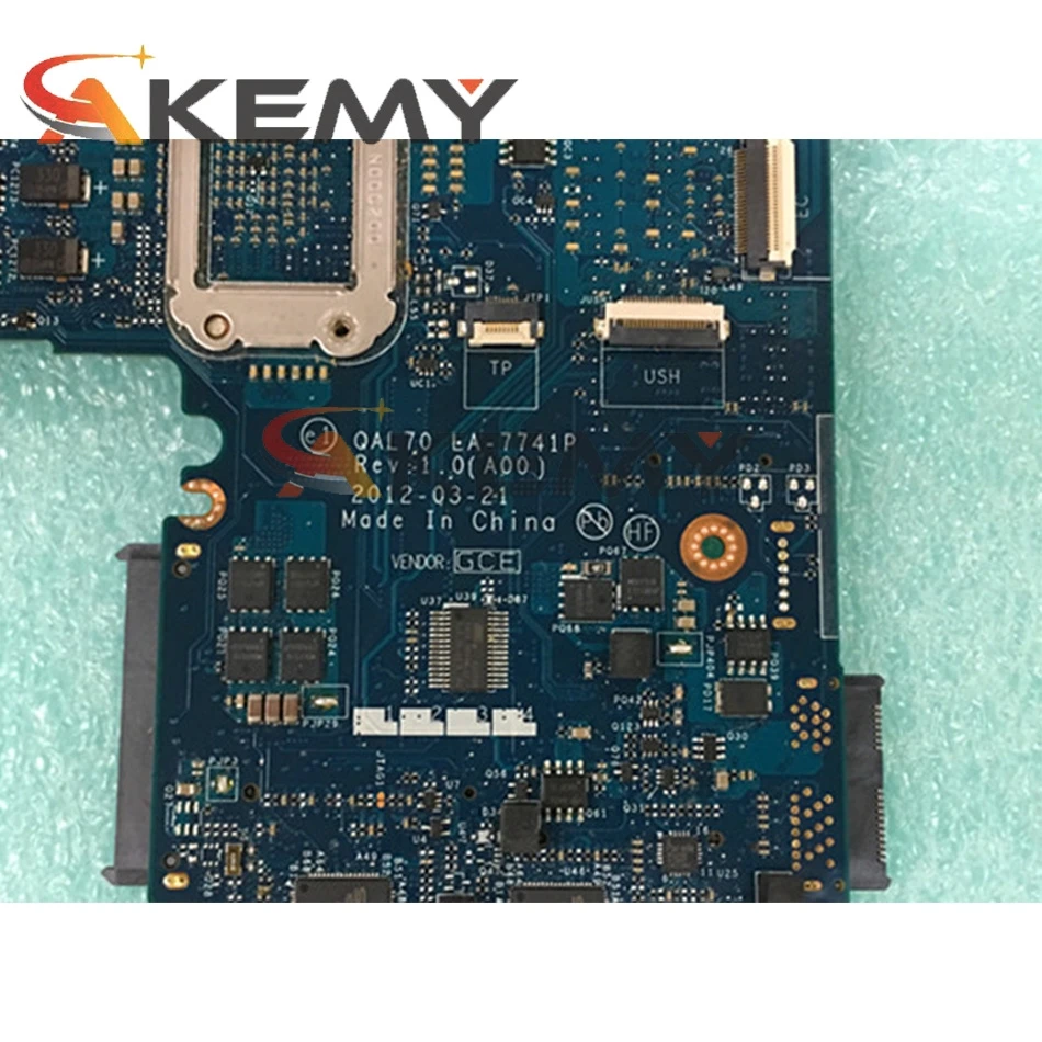 

Original Laptop motherboard For DELL Latitude E6330 i7-3540M Mainboard CN-0JCD99 0JCD99 LA-7741P SR0X8 DDR3