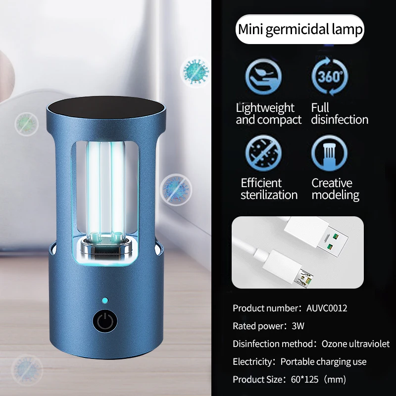 Household UV Sterilizer Ozone Lamp 35W Disinfection Ultraviolet USB Portable UVC Germicidal Light Tube Bactericidal | Бытовая техника