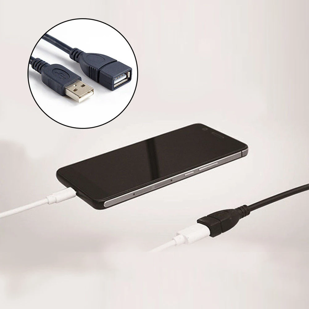 Кабель удлинитель USB 2020 со штекером на гнездо 1 м 2 0|Компьютерные кабели и разъемы|