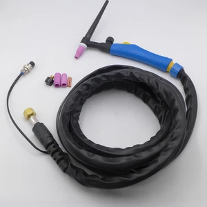 Фонарь для газовой дуговой сварки с гибкой головкой, с воздушным охлаждением