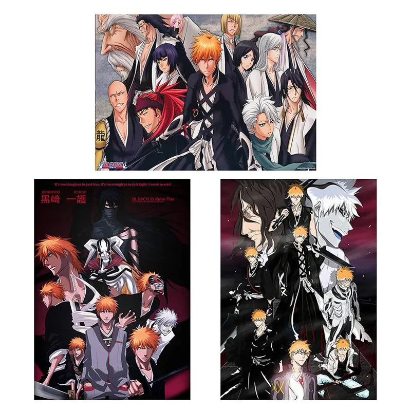 Японский аниме отбеливатель хорошее качество постер с покрытием белая бумага на