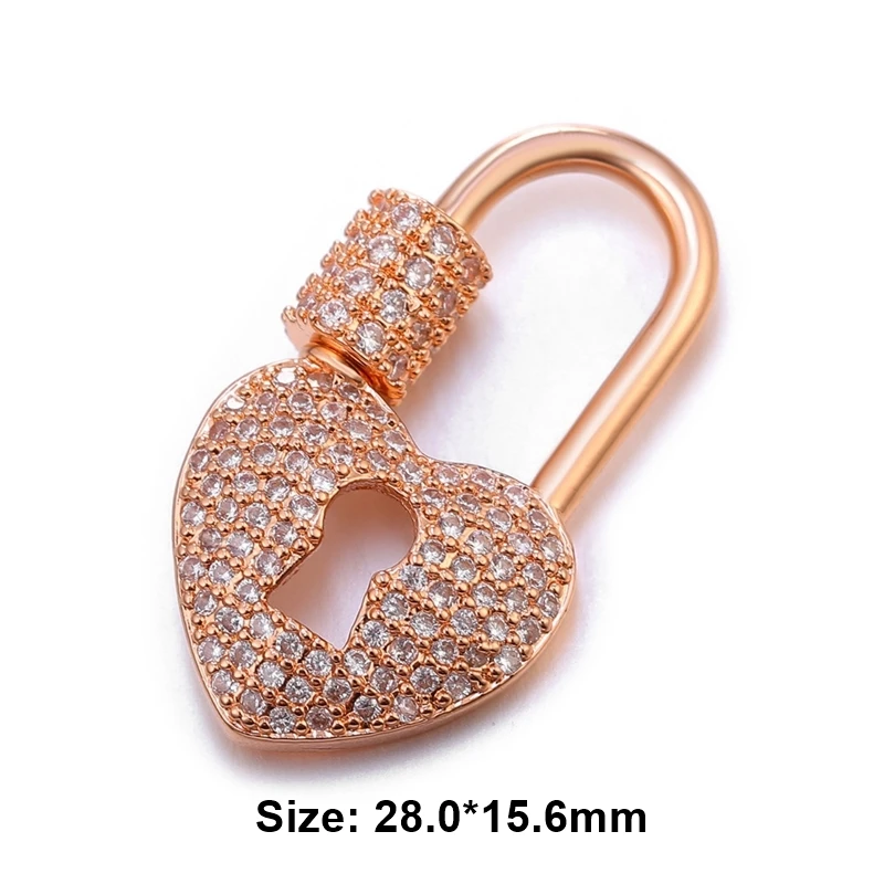 Rose Gold Juya DIY застежки для ювелирных изделий, принадлежности, Застежка ручной работы, застежка для лобстера, аксессуары для роскошного рукоделия, бисероплетение, изготовление ювелирных изделий - Цвет: Rose Gold