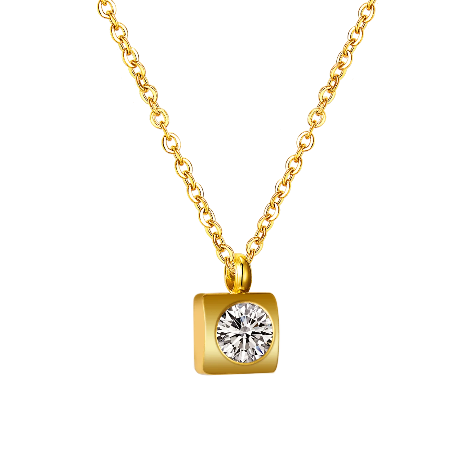 LUXUKISSKIDS цепочка с квадратным плетением подвески ожерелья Аксессуары Mujer