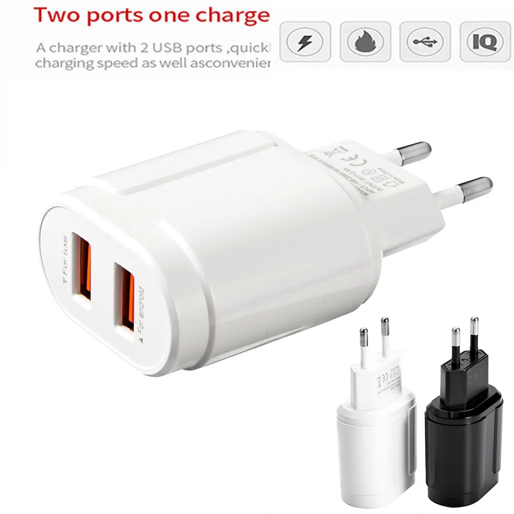 MOSUNX 5V / 2.4A Dual USB Автомобильное зарядное устройство для быстрой зарядки iPhone XS Max