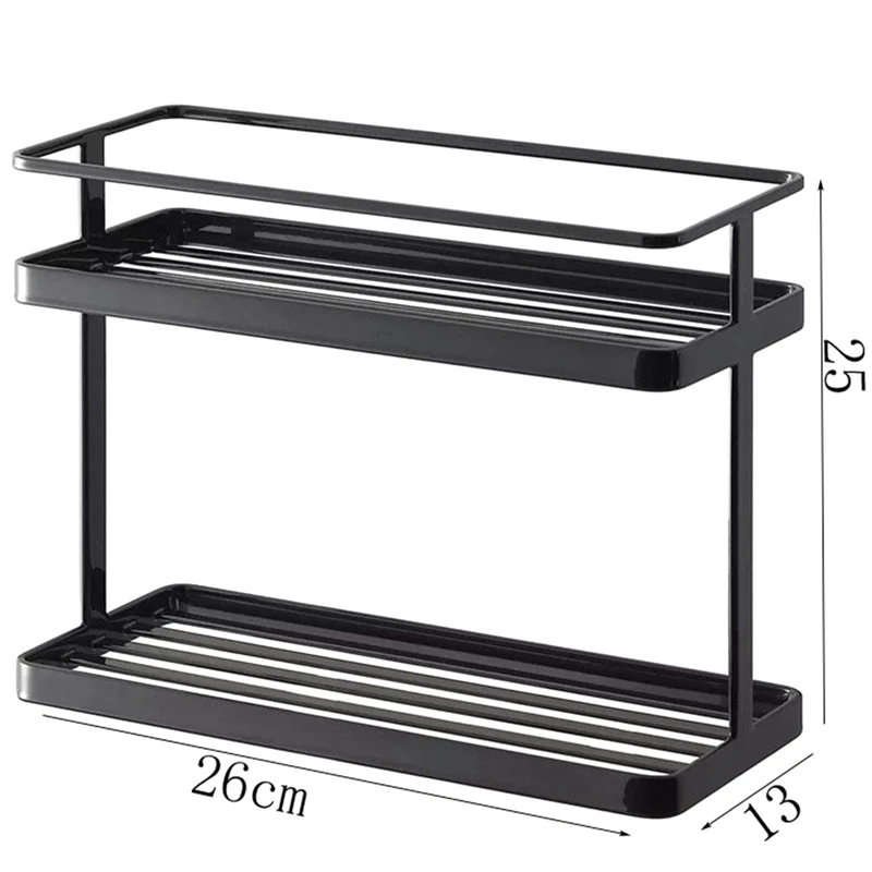 Double Layer Kitchen Storage Rack Holder Durable Multi-Function Supporter Organizer Home Accessories | Дом и сад