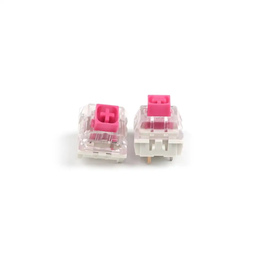 

Wholesales Royal Navy Blue Jade Pink Crystal Box 3 pin Switches IP56 Water-proof Compatible MX Switches