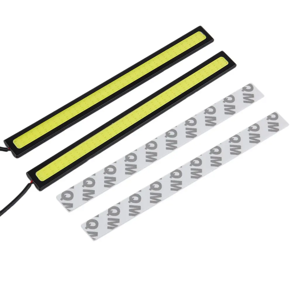 

Полностью алюминиевый корпус для Достаточного охлаждения, энергосберегающий, 2 шт., 6 Вт, 17 см, Автомобильные светодиодные огни DRL, противотум...