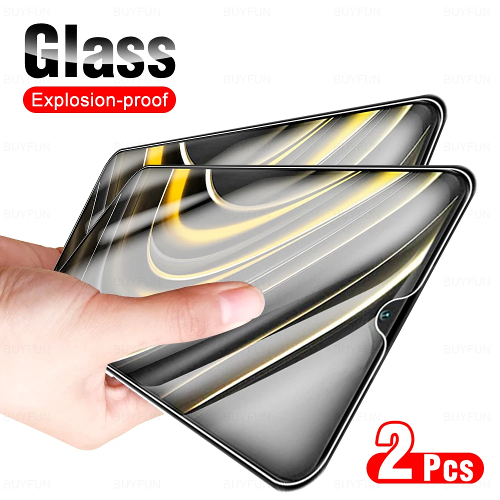 

2 шт., защитная пленка для экрана Xiaomi Mi Poco M3 M3Pro 5G X3 Pro NFC GT F3 PhoneF1 6,53 ", защитная пленка, закаленное стекло M2010J19C G I