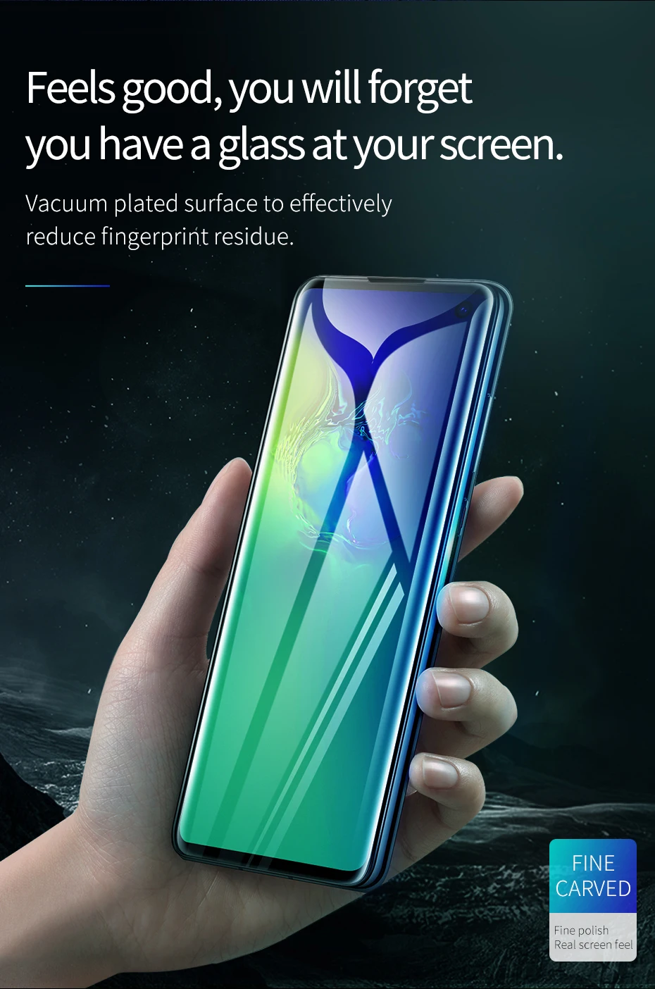 HOCO 3D полное закаленное стекло для samsung Galaxy S10 Plus S10E Защита экрана для samsung Note10 Защитная стеклянная пленка Note10