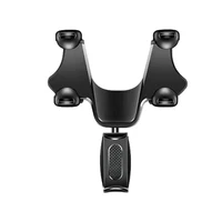 360 degree adjustable bracket universal car rearview mirror mount stand holder car gps cellphone navigation holder stands