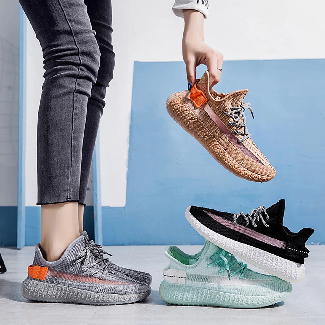 

New Quality Women Casual Sneakers Breathable Fashion Lady Shoes Soft Comfortable Nice Female Sport Walking Shoes Dropshipping