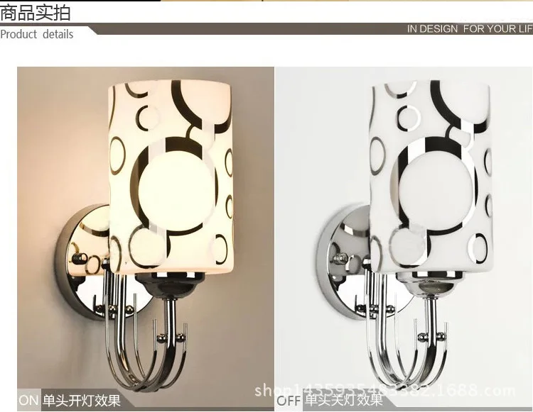 

nordice crystal luminaria stone bed wall lamp wood glass ball dining room corridor bedroom home deco lampara pared wall lamp