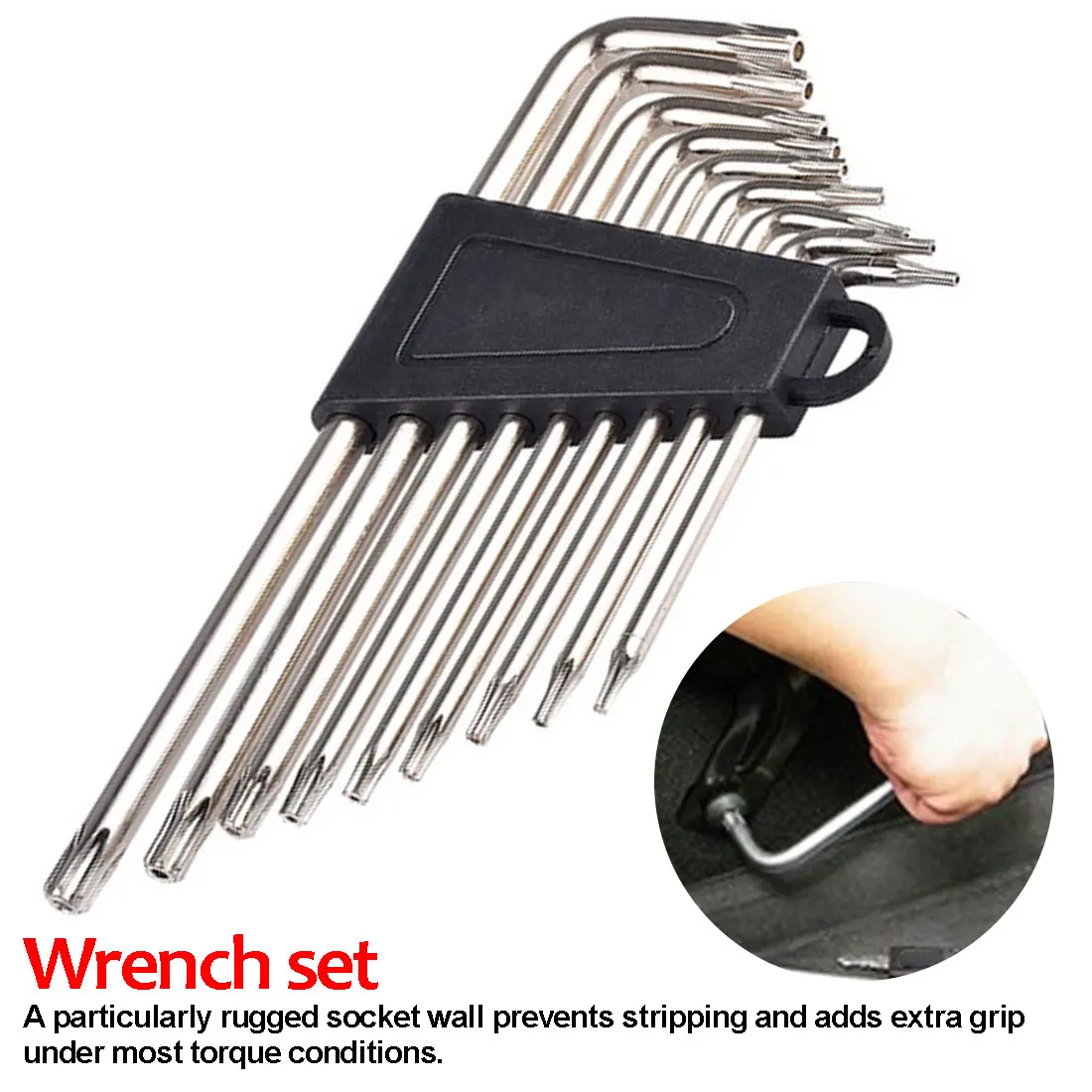 

Hex Key Wrench Sets Torx L Shape Repair Tool Screwdriver Tool Set 9 Pcs