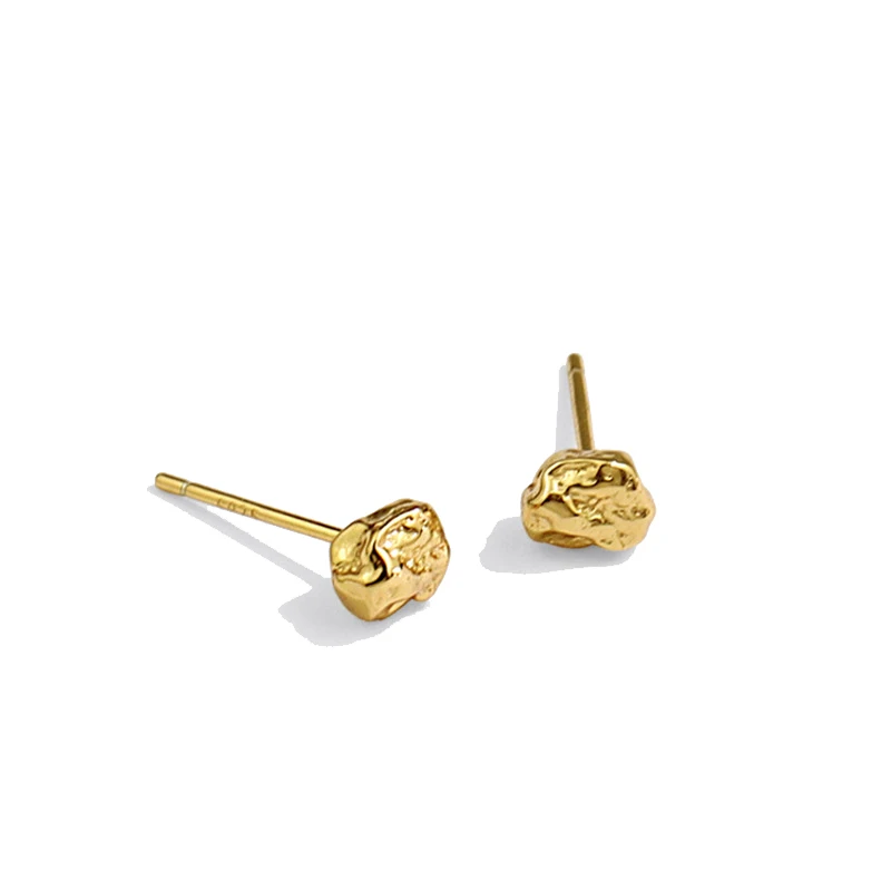 

TOSAKO Stud Earrings Gold Color Fashion Personality Wedding Engagement Trend Minimalism