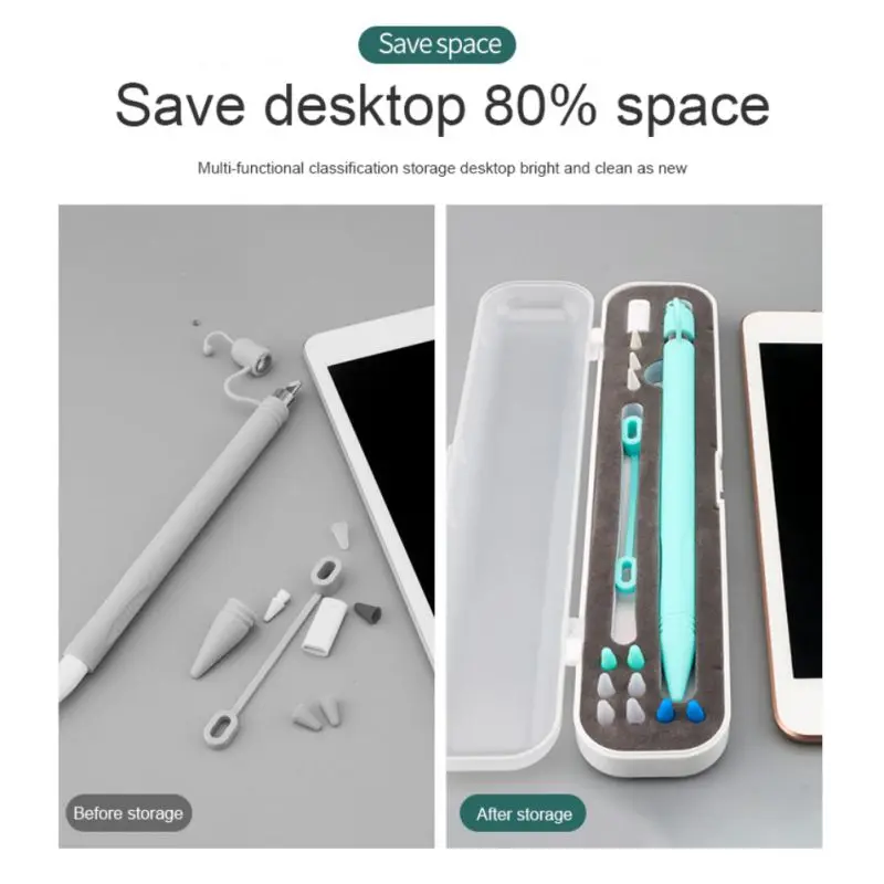 Защитный чехол карандаш для Apple Pencil 1/2 переносной футляр хранения Жесткий Чехол
