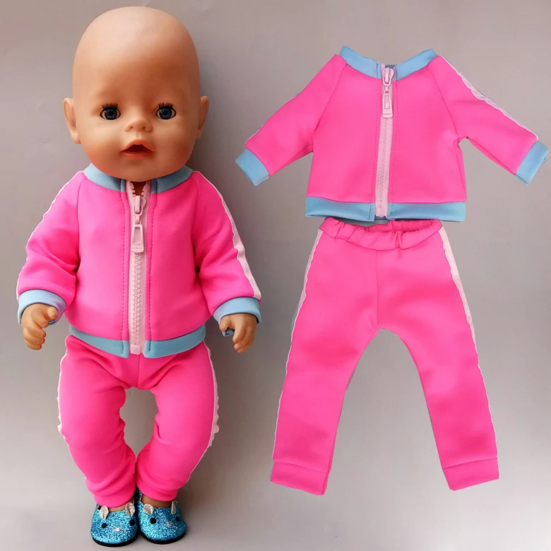 

Baby new born Doll Clothes pink jacket outlet 18" american generation Doll Clothes coat for doll wearing Girl Gift