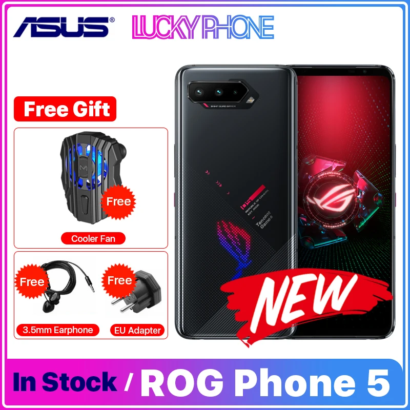Смартфон ASUS ROG 5 5G глобальной прошивки 12 Гб 128 ГБ Snapdragon 888 AMOLED экран 6 78 дюйма 144 Гц RGB