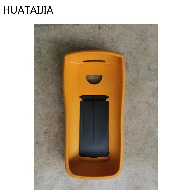 Estuche usado y antiguo para FLUKE 15B, funda trasera amarilla con bater&iacute;a fluke 15B-1