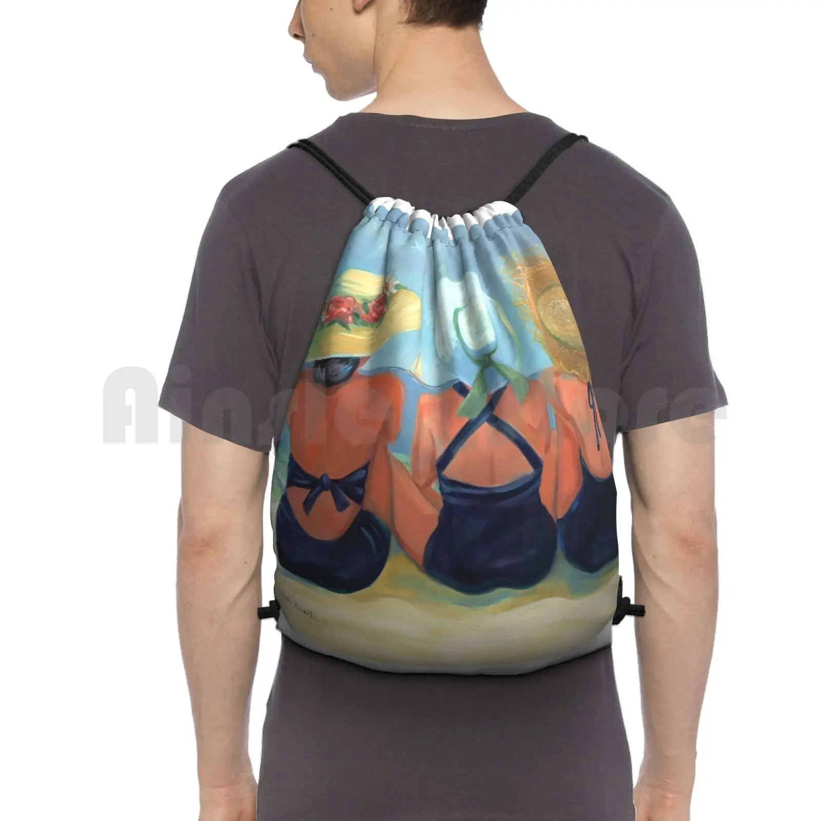 Рюкзак на шнурке для трех сестер винтажная сумка верховой езды скалолазания