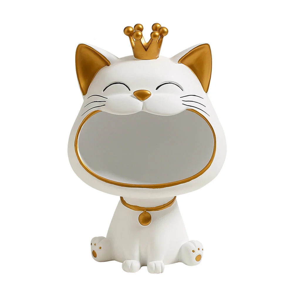 

1Pc Stylish Food Holder Decorative Home Storage Container Chic Tray White