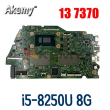 Motherboard System Board 16839-1M JTR3W w/ i5-8250U CPU + 8GB RAM for Dell Inspiron 13 7370 / 7373 Laptops