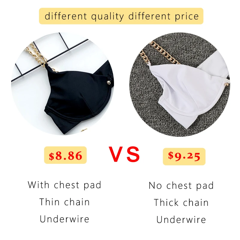 Новейший слитный купальник женское сексуальное бикини с цепочкой 2020 купальники