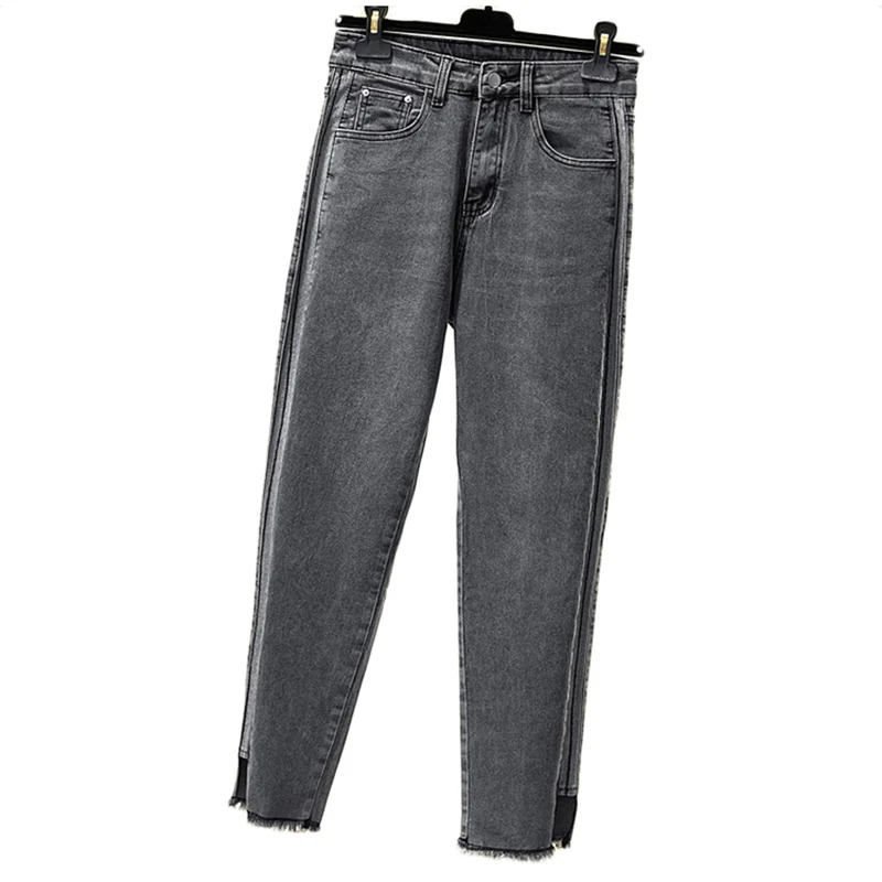 

Plus Size Women Stretch Jeans Cropped Stiletto Pants Ladies Basic Slim Jeans Spring Autumn Women's Clothing Female 4XL 100 KG