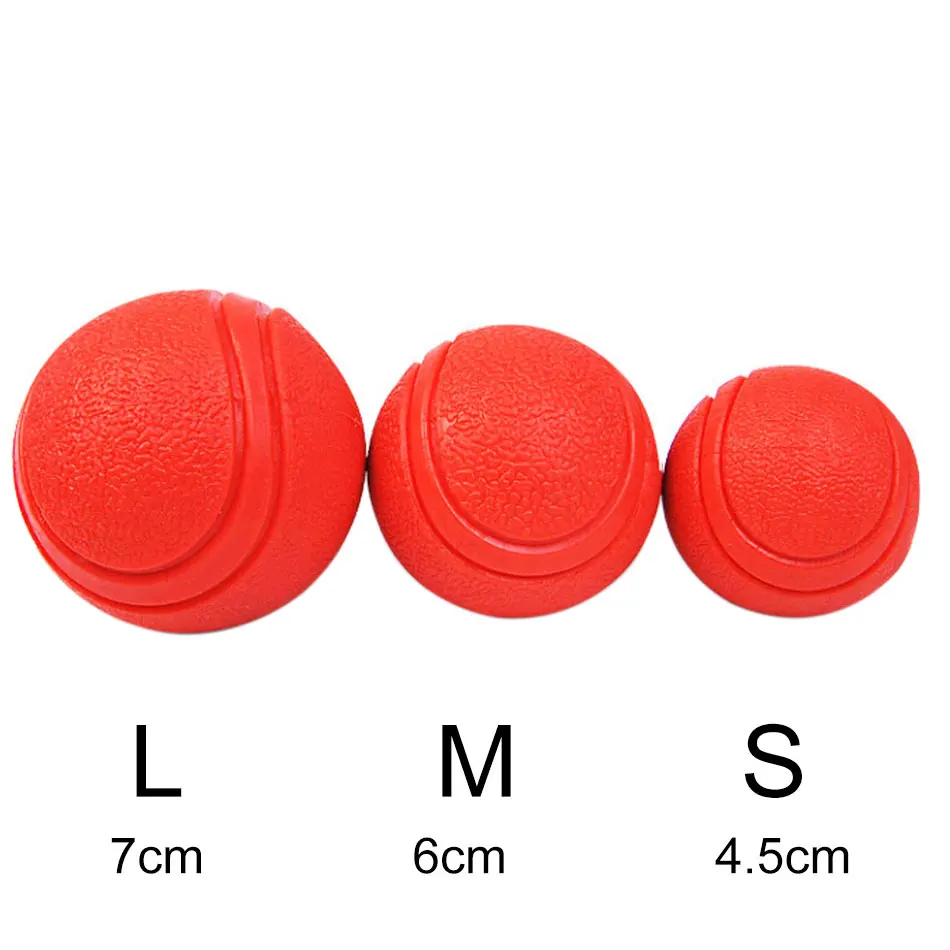 

Rubber Dog Ball Toy Indestructible Hard Bite Resistant Chew Toy For Large Small Dog Play Game Tough Interactive Pet Toy Train