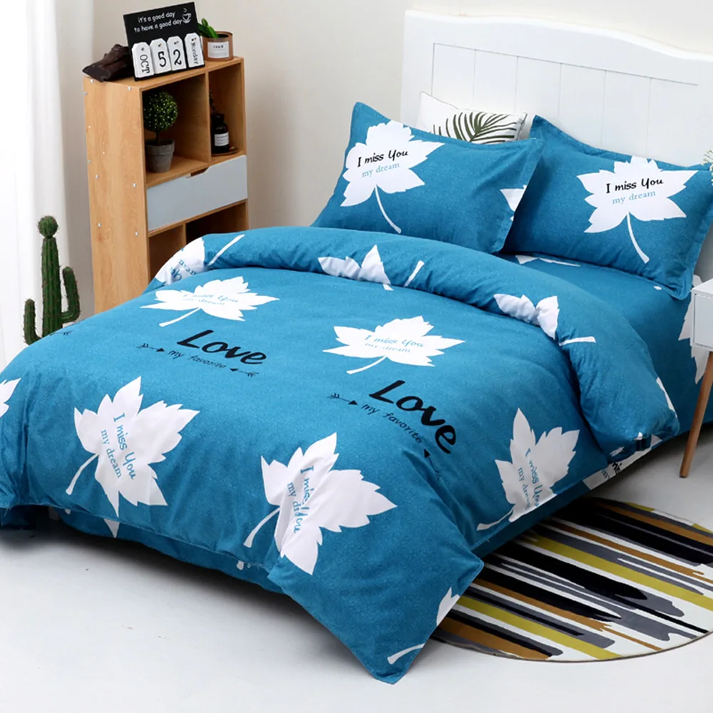 Постельного белья из 4 предметов классические утепленные Шлифовальные шерсть