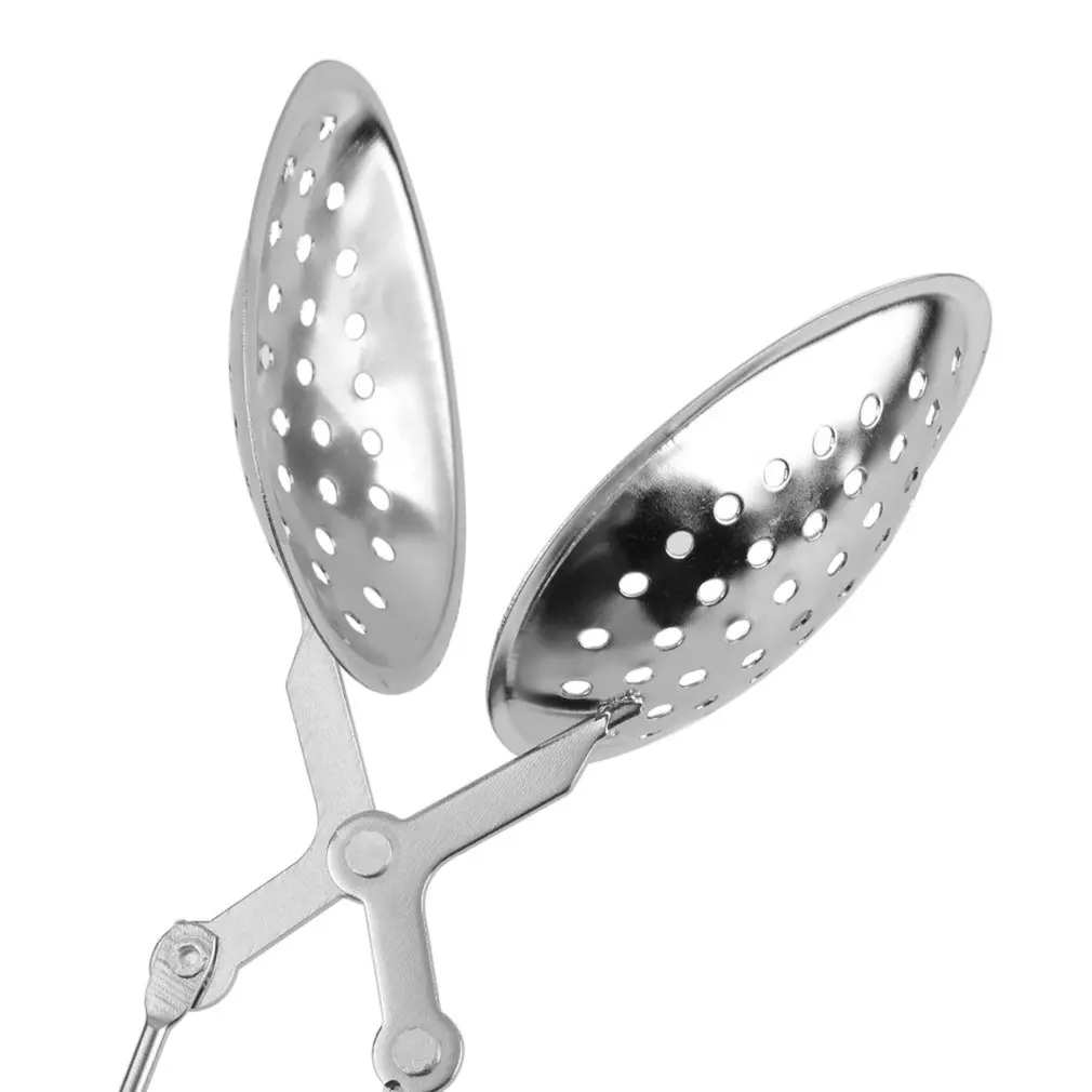 

1Pcs Creative Stainless Steel Spoon Tea Ball Herb Mesh Infuser Filter Squeeze Strainer Metal Stainless Steel Handle Spoon
