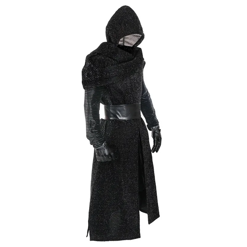 Звездные войны The Force Awakens Kylo Ren косплей, карнавальный костюм костюмы на Хэллоуин для мужчин Kylo Ren Косплей Битва на заказ