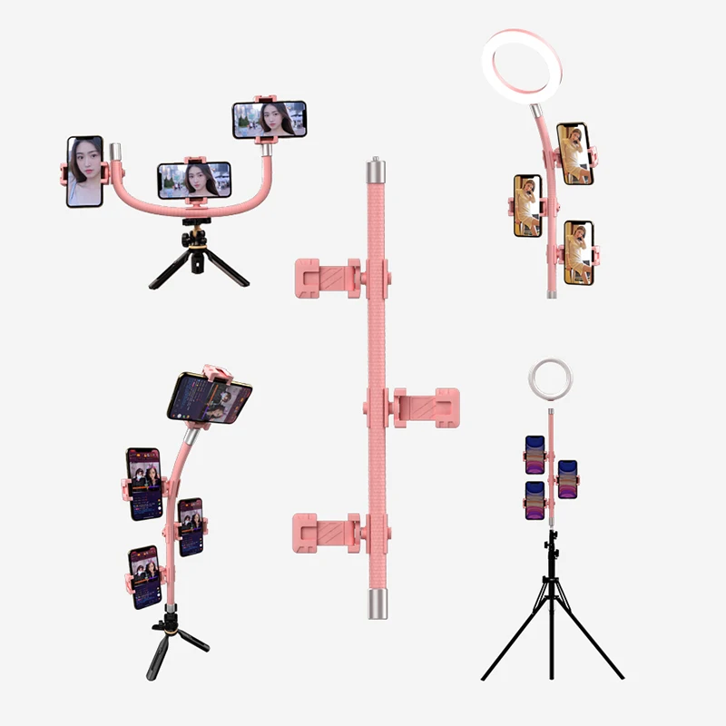 Live Поддержка Настольный Телефон Штатив с держателем для заполнения светильник